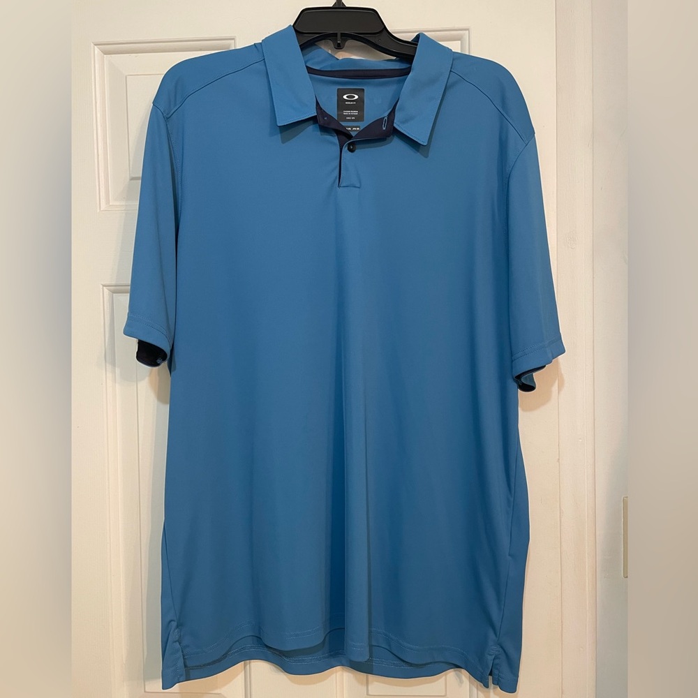 Oakley Men's Sky Blue Polo Shirt